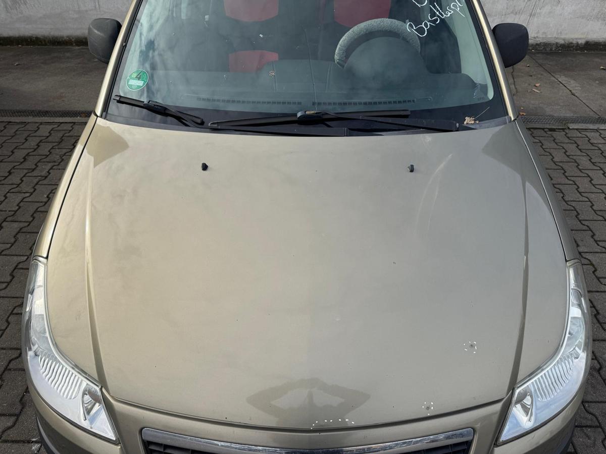 Fiat Sedici 189 FY original Motorhaube 984 Sandmetallic BJ08